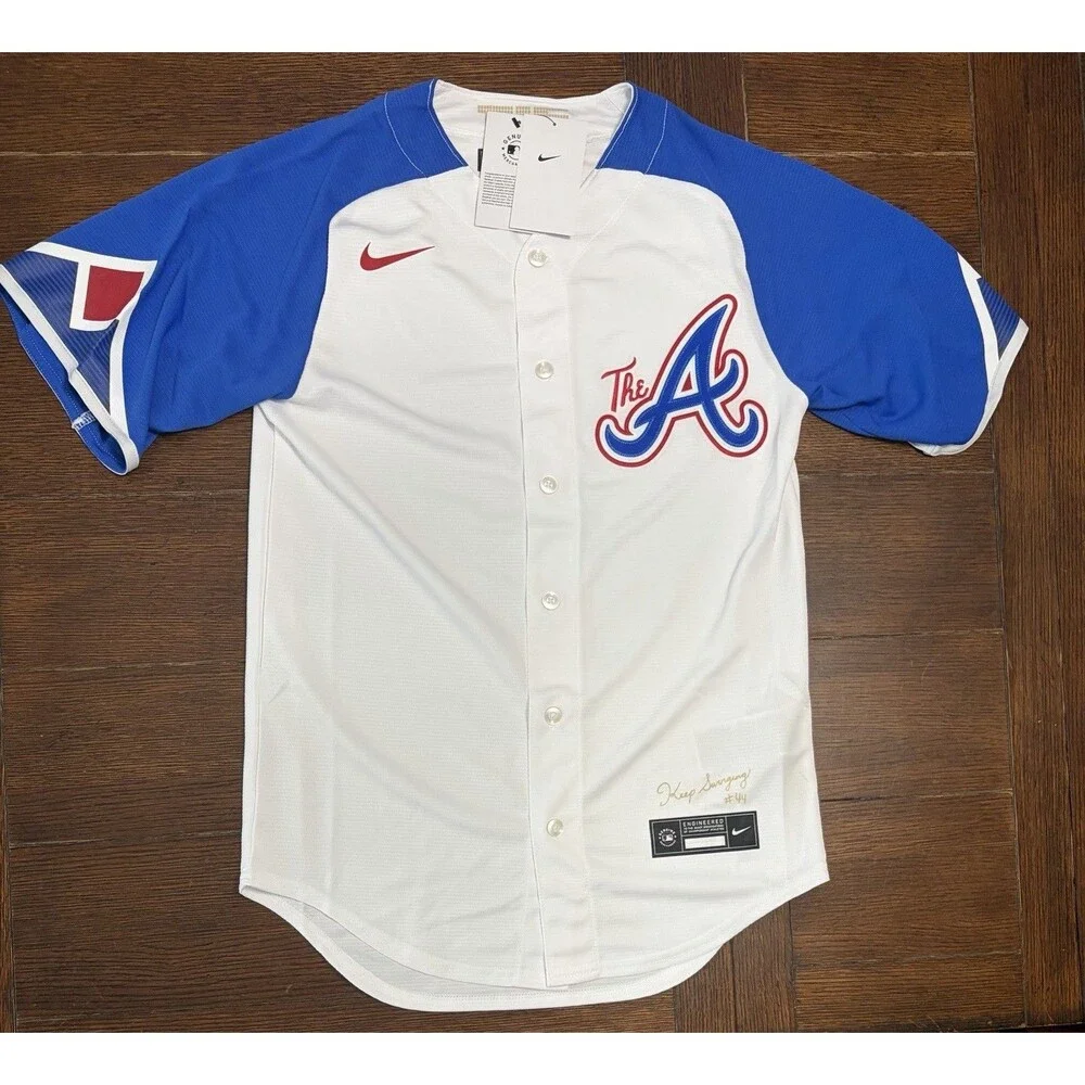 NWT Atlanta Braves City Connect Authentic Nike Baseball Jersey Size L NWT